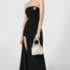 BABEYOND Women Pearl Clutch Purse